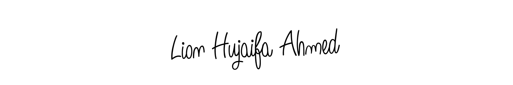 Make a beautiful signature design for name Lion Hujaifa Ahmed. Use this online signature maker to create a handwritten signature for free. Lion Hujaifa Ahmed signature style 5 images and pictures png