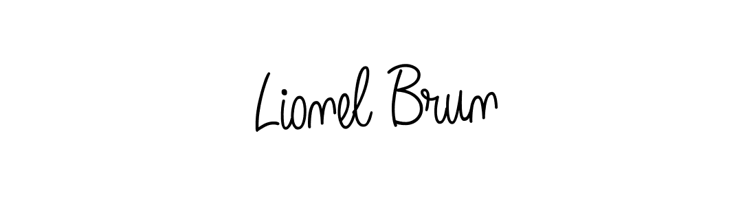 Create a beautiful signature design for name Lionel Brun. With this signature (Angelique-Rose-font-FFP) fonts, you can make a handwritten signature for free. Lionel Brun signature style 5 images and pictures png