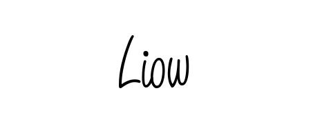 Create an unforgettable impression when signing with Liow name styled in Angelique-Rose-font-FFP typography. 100% free online generator. Liow signature style 5 images and pictures png