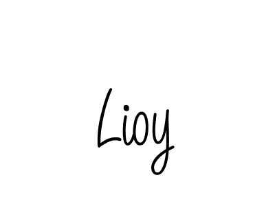 Lioy stylish signature style. Best Handwritten Sign (Angelique-Rose-font-FFP) for my name. Handwritten Signature Collection Ideas for my name Lioy. Lioy signature style 5 images and pictures png