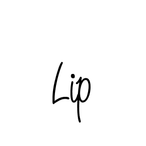 Design your own signature with our free online signature maker. With this signature software, you can create a handwritten (Angelique-Rose-font-FFP) signature for name Lip. Lip signature style 5 images and pictures png