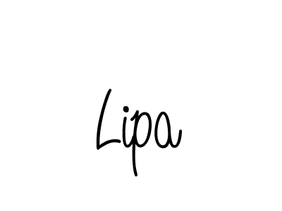 Design your own signature with our free online signature maker. With this signature software, you can create a handwritten (Angelique-Rose-font-FFP) signature for name Lipa. Lipa signature style 5 images and pictures png