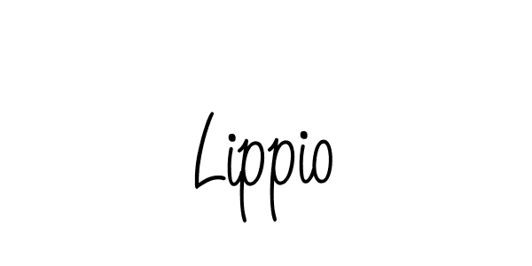 Best and Professional Signature Style for Lippio. Angelique-Rose-font-FFP Best Signature Style Collection. Lippio signature style 5 images and pictures png