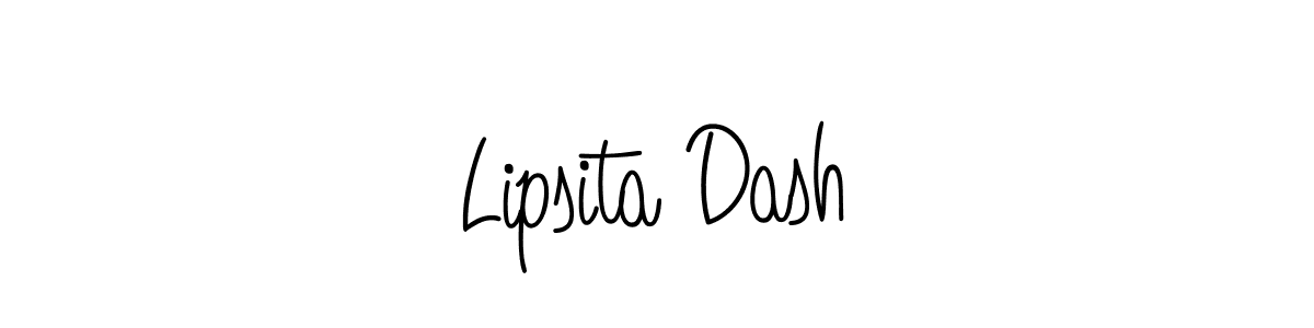 How to Draw Lipsita Dash signature style? Angelique-Rose-font-FFP is a latest design signature styles for name Lipsita Dash. Lipsita Dash signature style 5 images and pictures png