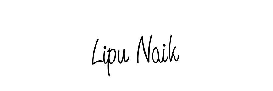 Create a beautiful signature design for name Lipu Naik. With this signature (Angelique-Rose-font-FFP) fonts, you can make a handwritten signature for free. Lipu Naik signature style 5 images and pictures png