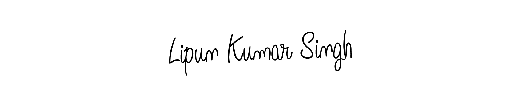 Once you've used our free online signature maker to create your best signature Angelique-Rose-font-FFP style, it's time to enjoy all of the benefits that Lipun Kumar Singh name signing documents. Lipun Kumar Singh signature style 5 images and pictures png