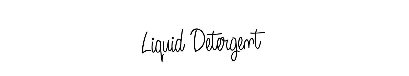 Liquid Detergent stylish signature style. Best Handwritten Sign (Angelique-Rose-font-FFP) for my name. Handwritten Signature Collection Ideas for my name Liquid Detergent. Liquid Detergent signature style 5 images and pictures png