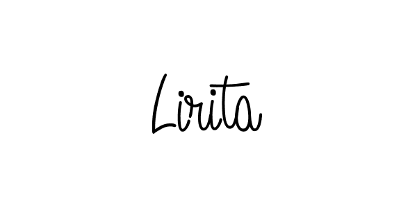 Best and Professional Signature Style for Lirita. Angelique-Rose-font-FFP Best Signature Style Collection. Lirita signature style 5 images and pictures png