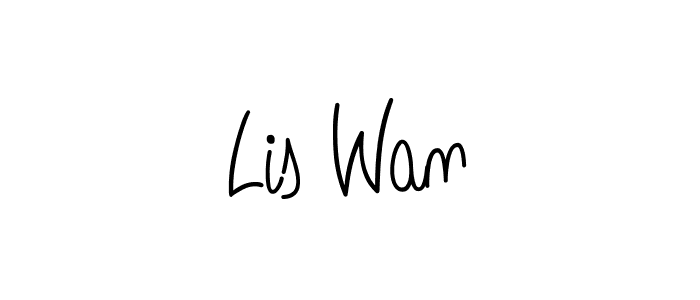 Make a beautiful signature design for name Lis Wan. Use this online signature maker to create a handwritten signature for free. Lis Wan signature style 5 images and pictures png