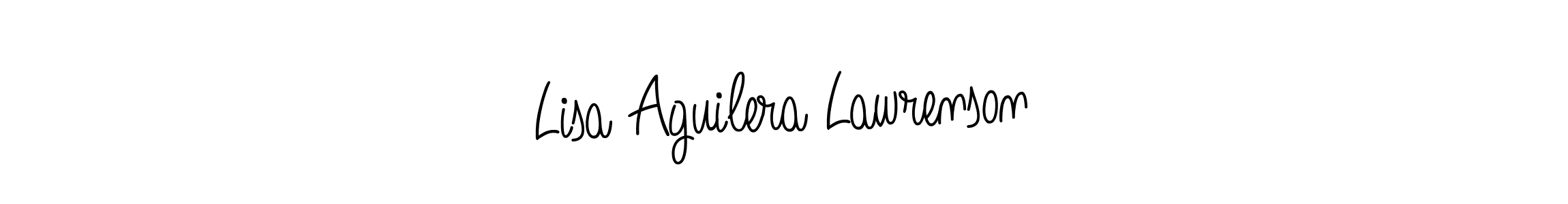 Best and Professional Signature Style for Lisa Aguilera Lawrenson. Angelique-Rose-font-FFP Best Signature Style Collection. Lisa Aguilera Lawrenson signature style 5 images and pictures png