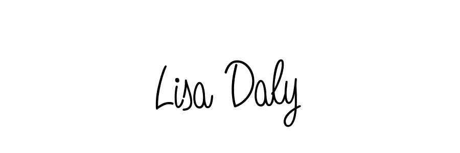 Angelique-Rose-font-FFP is a professional signature style that is perfect for those who want to add a touch of class to their signature. It is also a great choice for those who want to make their signature more unique. Get Lisa Daly name to fancy signature for free. Lisa Daly signature style 5 images and pictures png