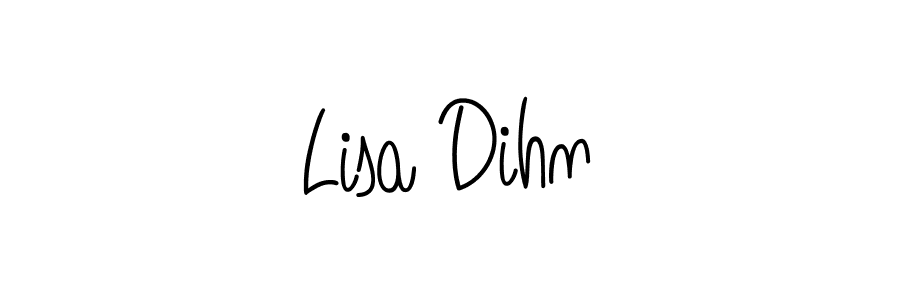 Create a beautiful signature design for name Lisa Dihn. With this signature (Angelique-Rose-font-FFP) fonts, you can make a handwritten signature for free. Lisa Dihn signature style 5 images and pictures png