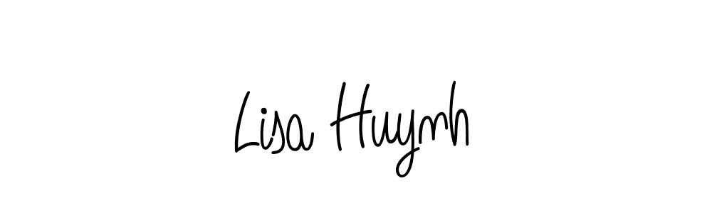 Make a beautiful signature design for name Lisa Huynh. With this signature (Angelique-Rose-font-FFP) style, you can create a handwritten signature for free. Lisa Huynh signature style 5 images and pictures png