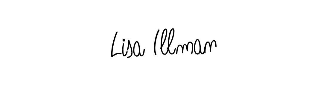 You should practise on your own different ways (Angelique-Rose-font-FFP) to write your name (Lisa Illman) in signature. don't let someone else do it for you. Lisa Illman signature style 5 images and pictures png