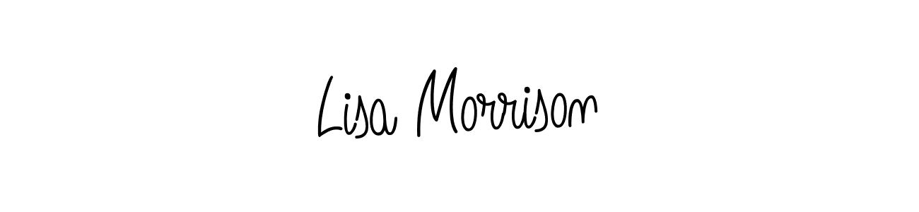 Once you've used our free online signature maker to create your best signature Angelique-Rose-font-FFP style, it's time to enjoy all of the benefits that Lisa Morrison name signing documents. Lisa Morrison signature style 5 images and pictures png