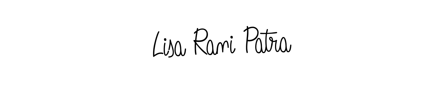 Design your own signature with our free online signature maker. With this signature software, you can create a handwritten (Angelique-Rose-font-FFP) signature for name Lisa Rani Patra. Lisa Rani Patra signature style 5 images and pictures png