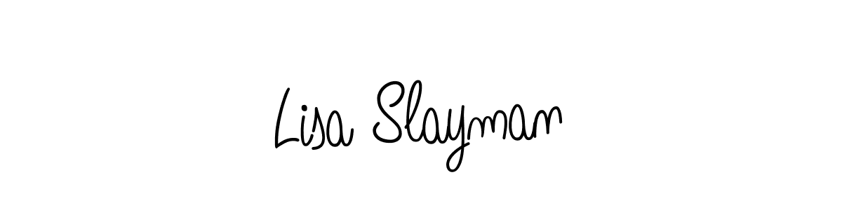 You can use this online signature creator to create a handwritten signature for the name Lisa Slayman. This is the best online autograph maker. Lisa Slayman signature style 5 images and pictures png