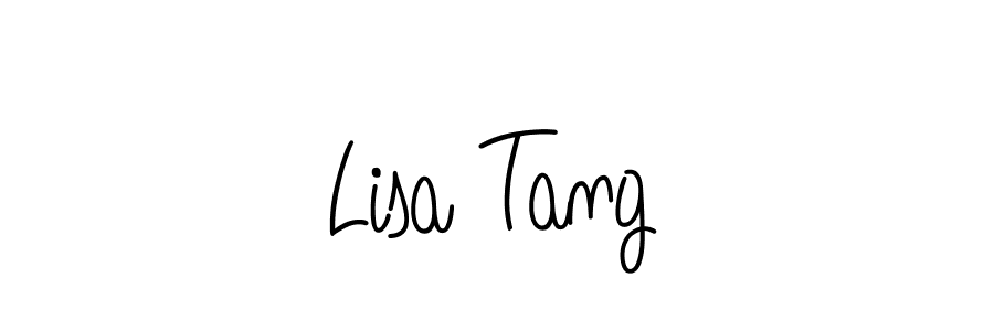 Make a beautiful signature design for name Lisa Tang. With this signature (Angelique-Rose-font-FFP) style, you can create a handwritten signature for free. Lisa Tang signature style 5 images and pictures png