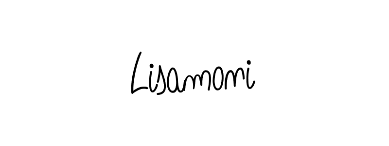 Also we have Lisamoni name is the best signature style. Create professional handwritten signature collection using Angelique-Rose-font-FFP autograph style. Lisamoni signature style 5 images and pictures png