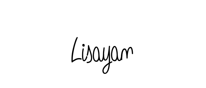 Once you've used our free online signature maker to create your best signature Angelique-Rose-font-FFP style, it's time to enjoy all of the benefits that Lisayan name signing documents. Lisayan signature style 5 images and pictures png