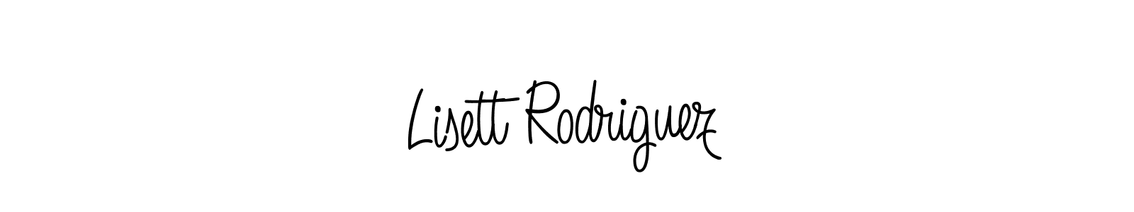 Also we have Lisett Rodriguez name is the best signature style. Create professional handwritten signature collection using Angelique-Rose-font-FFP autograph style. Lisett Rodriguez signature style 5 images and pictures png