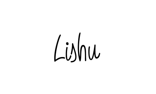 Make a beautiful signature design for name Lishu. With this signature (Angelique-Rose-font-FFP) style, you can create a handwritten signature for free. Lishu signature style 5 images and pictures png