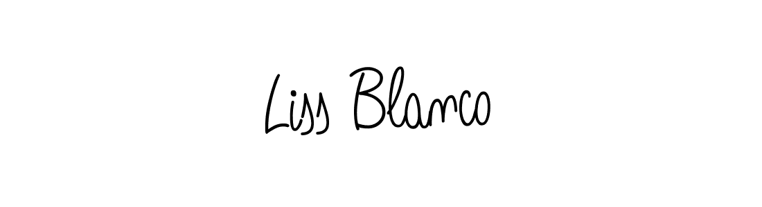 Best and Professional Signature Style for Liss Blanco. Angelique-Rose-font-FFP Best Signature Style Collection. Liss Blanco signature style 5 images and pictures png