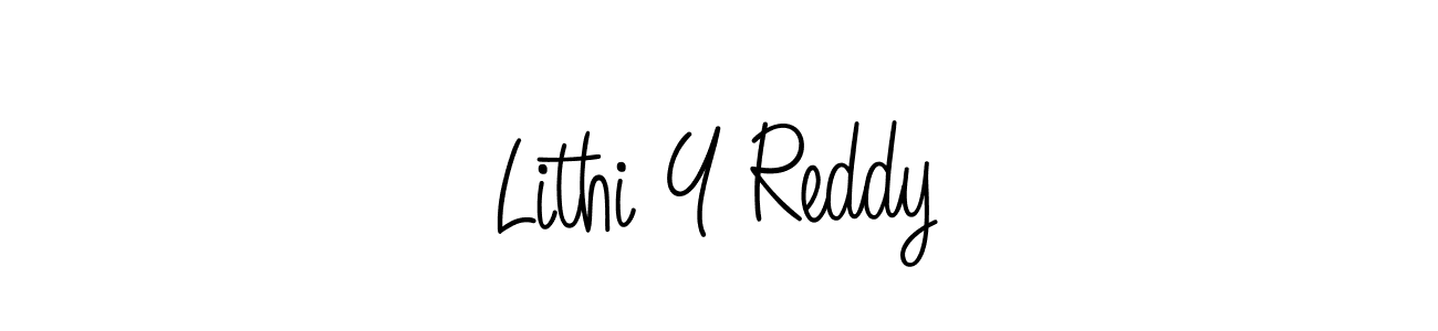 if you are searching for the best signature style for your name Lithi Y Reddy. so please give up your signature search. here we have designed multiple signature styles  using Angelique-Rose-font-FFP. Lithi Y Reddy signature style 5 images and pictures png