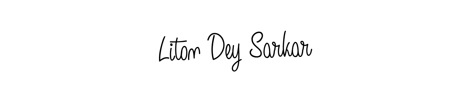 Make a short Liton Dey Sarkar signature style. Manage your documents anywhere anytime using Angelique-Rose-font-FFP. Create and add eSignatures, submit forms, share and send files easily. Liton Dey Sarkar signature style 5 images and pictures png