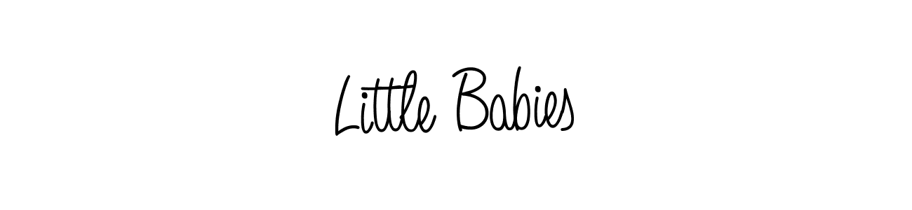 Use a signature maker to create a handwritten signature online. With this signature software, you can design (Angelique-Rose-font-FFP) your own signature for name Little Babies. Little Babies signature style 5 images and pictures png