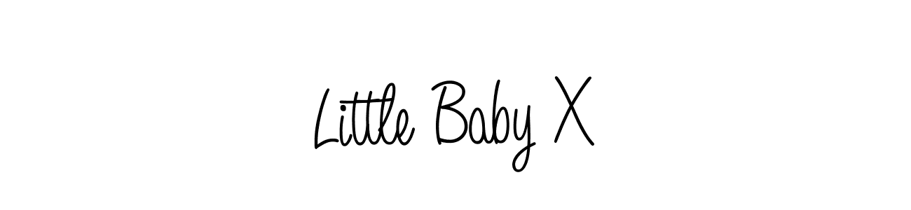 Make a beautiful signature design for name Little Baby X. With this signature (Angelique-Rose-font-FFP) style, you can create a handwritten signature for free. Little Baby X signature style 5 images and pictures png