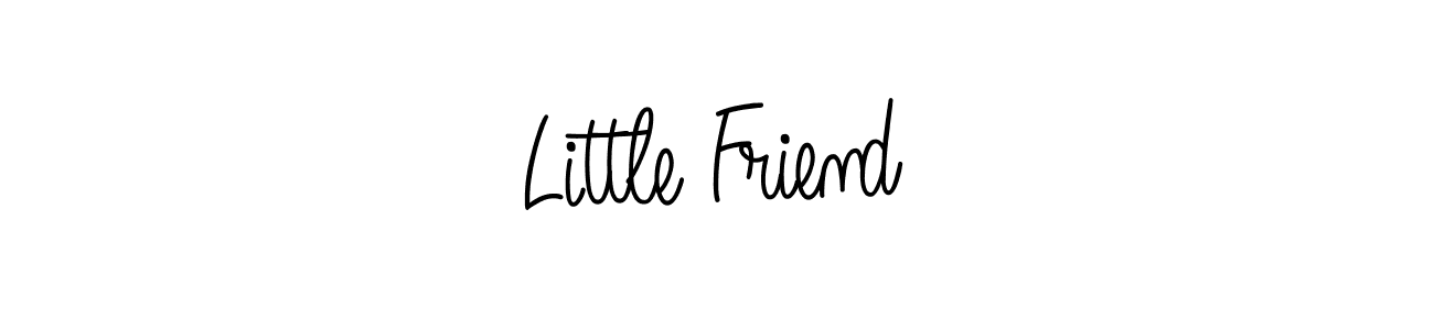 How to Draw Little Friend signature style? Angelique-Rose-font-FFP is a latest design signature styles for name Little Friend. Little Friend signature style 5 images and pictures png