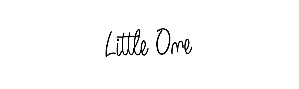 You should practise on your own different ways (Angelique-Rose-font-FFP) to write your name (Little One) in signature. don't let someone else do it for you. Little One signature style 5 images and pictures png