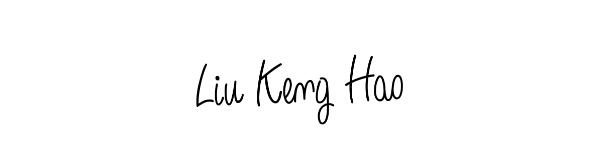 Make a short Liu Keng Hao signature style. Manage your documents anywhere anytime using Angelique-Rose-font-FFP. Create and add eSignatures, submit forms, share and send files easily. Liu Keng Hao signature style 5 images and pictures png