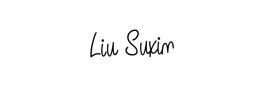 Make a beautiful signature design for name Liu Suxin. Use this online signature maker to create a handwritten signature for free. Liu Suxin signature style 5 images and pictures png