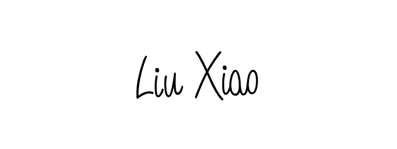 Use a signature maker to create a handwritten signature online. With this signature software, you can design (Angelique-Rose-font-FFP) your own signature for name Liu Xiao. Liu Xiao signature style 5 images and pictures png