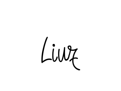 Also we have Liuz name is the best signature style. Create professional handwritten signature collection using Angelique-Rose-font-FFP autograph style. Liuz signature style 5 images and pictures png