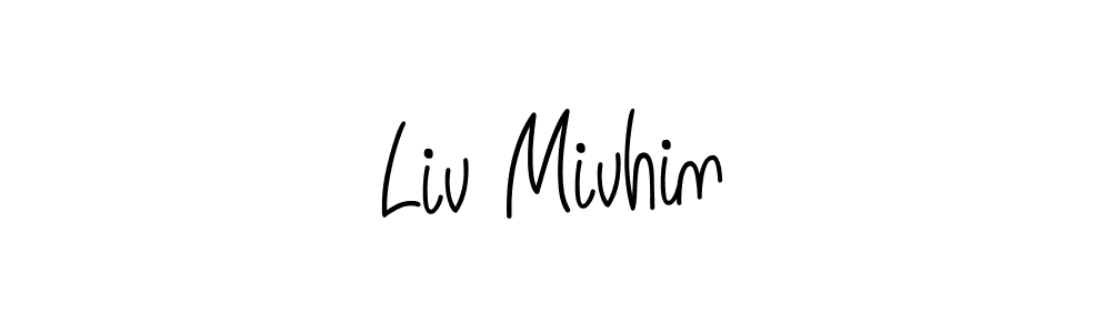 It looks lik you need a new signature style for name Liv Mivhin. Design unique handwritten (Angelique-Rose-font-FFP) signature with our free signature maker in just a few clicks. Liv Mivhin signature style 5 images and pictures png