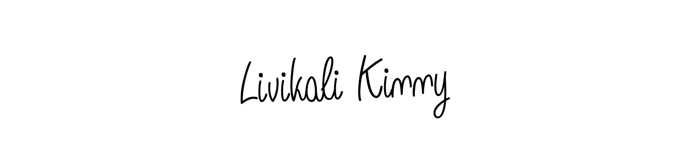 Here are the top 10 professional signature styles for the name Livikali Kinny. These are the best autograph styles you can use for your name. Livikali Kinny signature style 5 images and pictures png