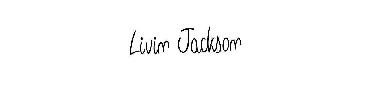 Here are the top 10 professional signature styles for the name Livin Jackson. These are the best autograph styles you can use for your name. Livin Jackson signature style 5 images and pictures png