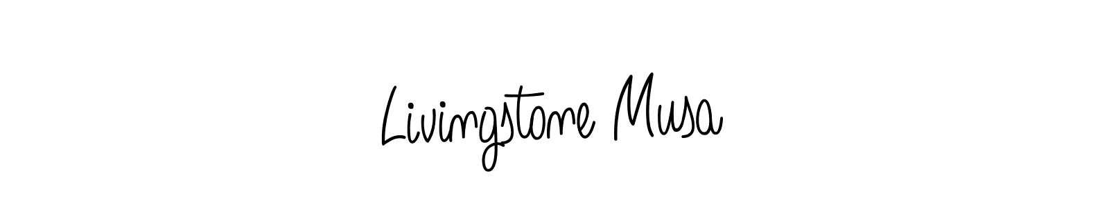 if you are searching for the best signature style for your name Livingstone Musa. so please give up your signature search. here we have designed multiple signature styles  using Angelique-Rose-font-FFP. Livingstone Musa signature style 5 images and pictures png