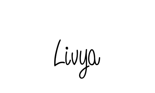 Best and Professional Signature Style for Livya. Angelique-Rose-font-FFP Best Signature Style Collection. Livya signature style 5 images and pictures png