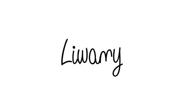 Also we have Liwany name is the best signature style. Create professional handwritten signature collection using Angelique-Rose-font-FFP autograph style. Liwany signature style 5 images and pictures png