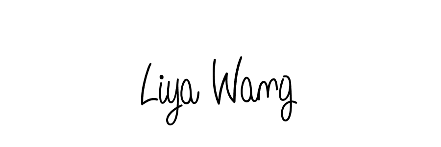 This is the best signature style for the Liya Wang name. Also you like these signature font (Angelique-Rose-font-FFP). Mix name signature. Liya Wang signature style 5 images and pictures png