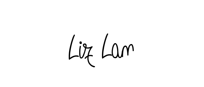 Angelique-Rose-font-FFP is a professional signature style that is perfect for those who want to add a touch of class to their signature. It is also a great choice for those who want to make their signature more unique. Get Liz Lan name to fancy signature for free. Liz Lan signature style 5 images and pictures png