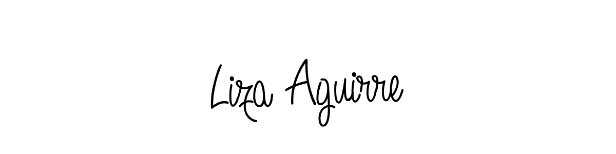 You can use this online signature creator to create a handwritten signature for the name Liza Aguirre. This is the best online autograph maker. Liza Aguirre signature style 5 images and pictures png