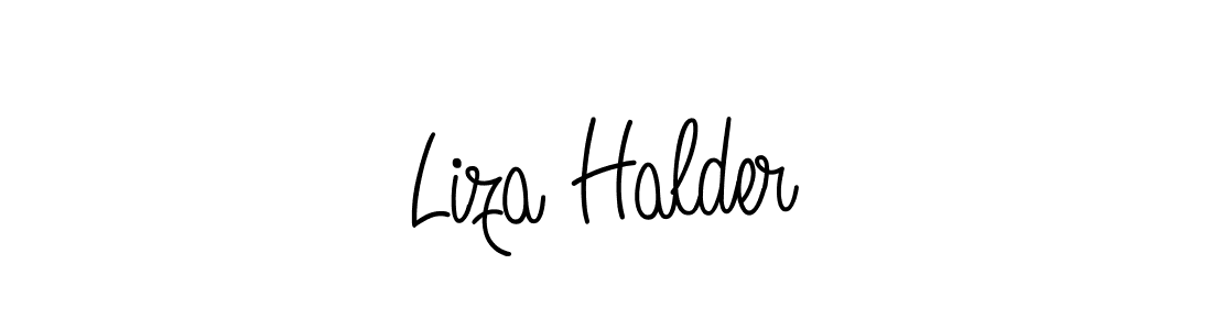 It looks lik you need a new signature style for name Liza Halder. Design unique handwritten (Angelique-Rose-font-FFP) signature with our free signature maker in just a few clicks. Liza Halder signature style 5 images and pictures png