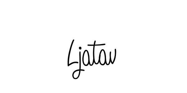 How to Draw Ljatav signature style? Angelique-Rose-font-FFP is a latest design signature styles for name Ljatav. Ljatav signature style 5 images and pictures png