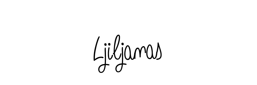 You should practise on your own different ways (Angelique-Rose-font-FFP) to write your name (Ljiljanas) in signature. don't let someone else do it for you. Ljiljanas signature style 5 images and pictures png