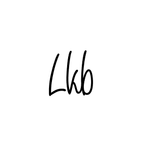 Also we have Lkb name is the best signature style. Create professional handwritten signature collection using Angelique-Rose-font-FFP autograph style. Lkb signature style 5 images and pictures png